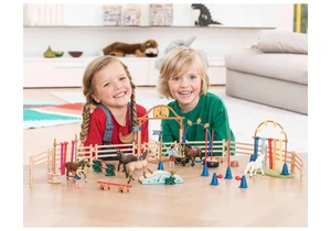 Schleich 42481 Farm World Pony Agility Training