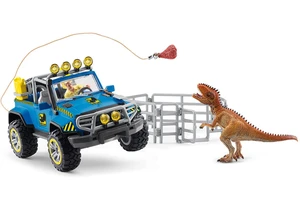 Schleich 41464  Dinosaurs  Geländewagen mit Dino-Außenposten