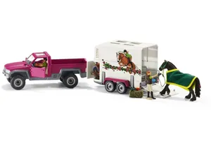 Schleich 42346 Horse Club Pick-up mit Pferdeanhänger