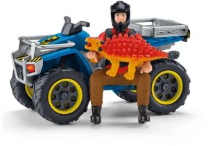 Produktbild von Schleich 41466  Dinosaurs  Flucht auf Quad vor Velociraptor
