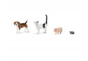 Schleich 42407 Farm World Bauernhaus mit Stall und Tieren