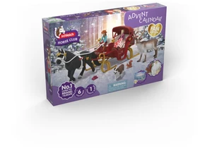 Produktbild von Schleich 99179  Horse Club Adventskalender 2025  - Weihnachtliche Schlittenfahrt